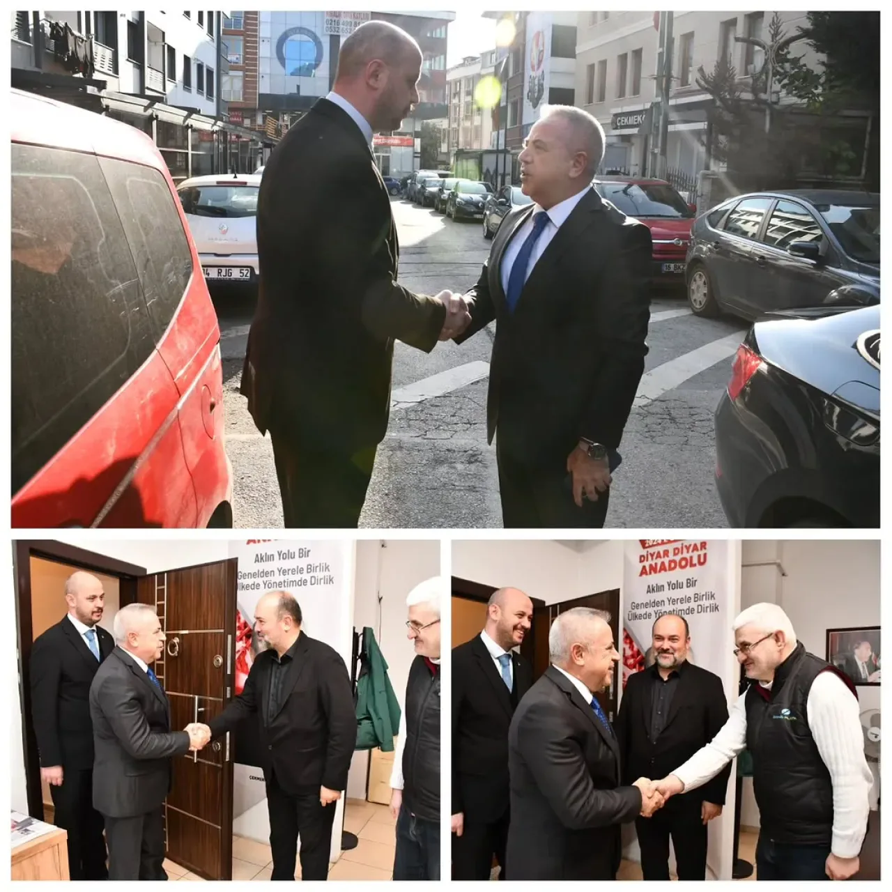 Çekmeköy Kaymakamı Resul Çelik, MHP İlçe Başkanı Tahsin İnce'yi Ziyaret Etti Çekmeköy Kaymakamı Resul Çelik, MHP İlçe Başkanı Tahsin İnce'yi Ziyaret Etti