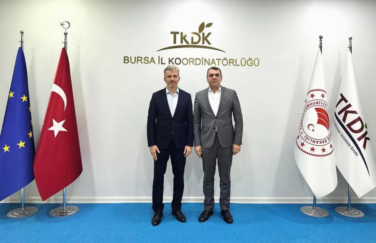 TARSİM Bölge Müdürü, TKDK Bursa İl Koordinatörlüğü'nü Ziyaret Etti TARSİM Bölge Müdürü, TKDK Bursa İl Koordinatörlüğü'nü Ziyaret Etti