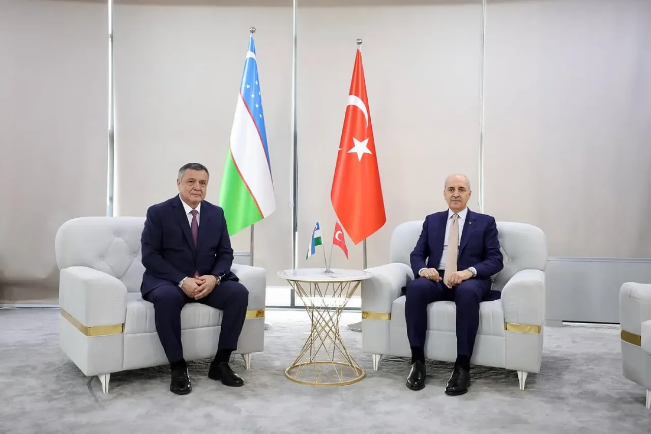 Numan Kurtulmuş, Özbekistan Meclis Başkanı ile Görüştü Numan Kurtulmuş, Özbekistan Meclis Başkanı ile Görüştü