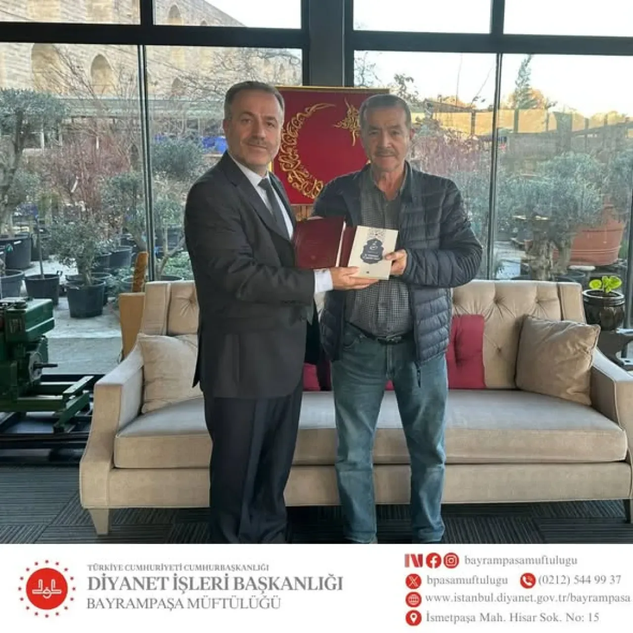Bayrampaşa Müftüsü, Cami ve Kuran Kursu İnşaatına Destek Veren Hayırsever İş İnsanını Ziyaret Etti Bayrampaşa Müftüsü, Cami ve Kuran Kursu İnşaatına Destek Veren Hayırsever İş İnsanını Ziyaret Etti