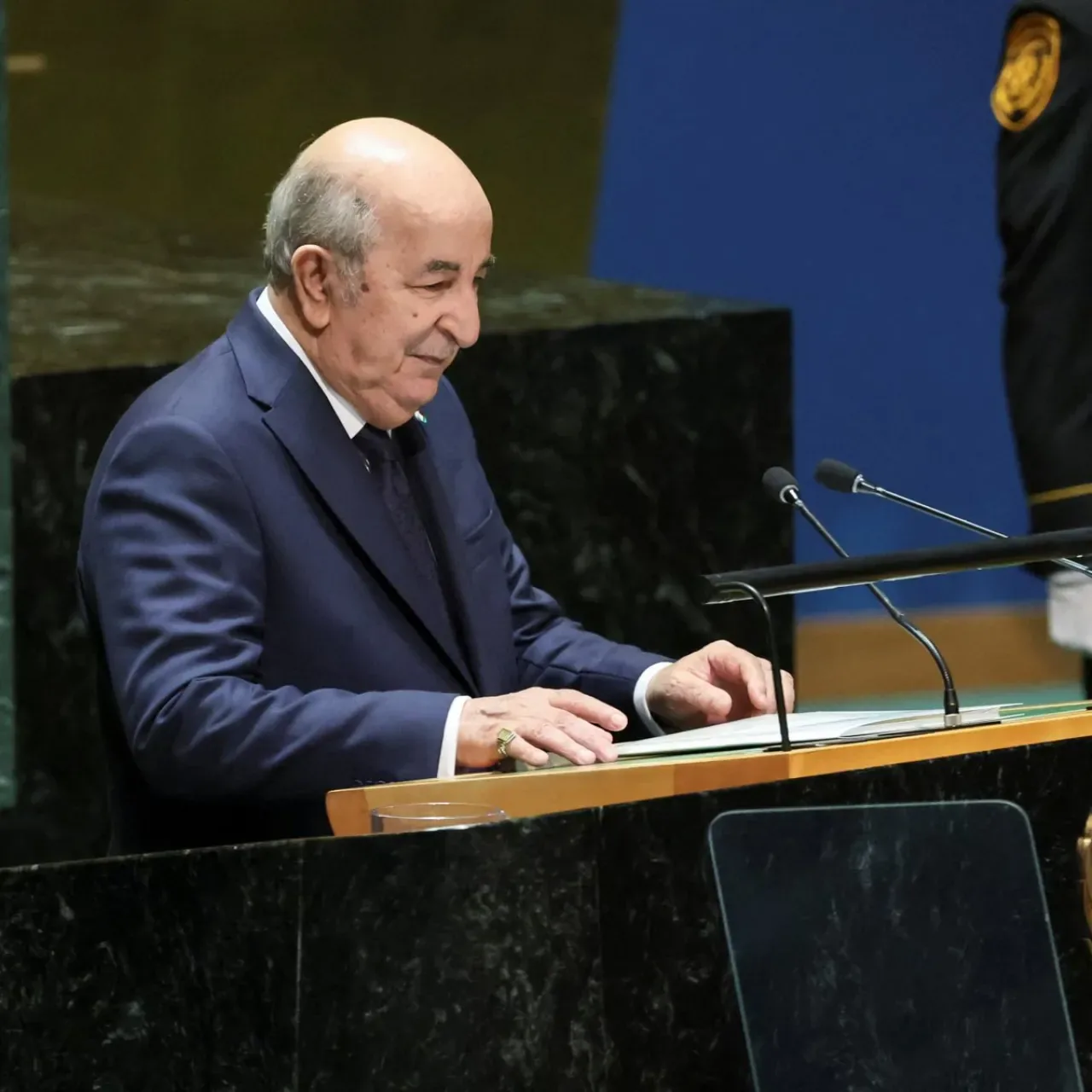 Cezayir Cumhurbaşkanı Tebbun: Bölgesel Barış İçin Filistin Çözümü Şart Cezayir Cumhurbaşkanı Tebbun: Bölgesel Barış İçin Filistin Çözümü Şart