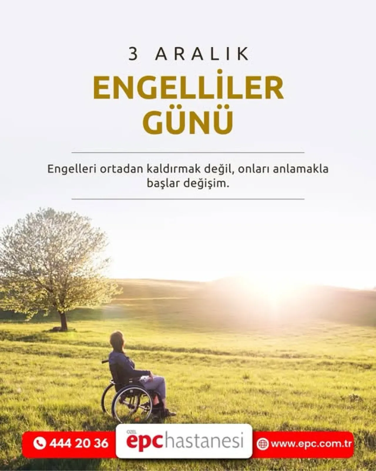 3 Aralık Dünya Engelliler Günü'nde "Sevgi Varsa Engel Yok" Mesajı 3 Aralık Dünya Engelliler Günü'nde "Sevgi Varsa Engel Yok" Mesajı