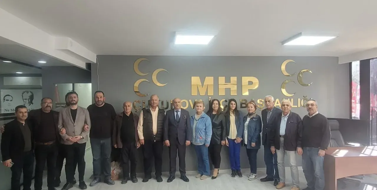 MHP Çukurova İlçe Teşkilatı Yeni Binasında Partililerle Buluştu MHP Çukurova İlçe Teşkilatı Yeni Binasında Partililerle Buluştu