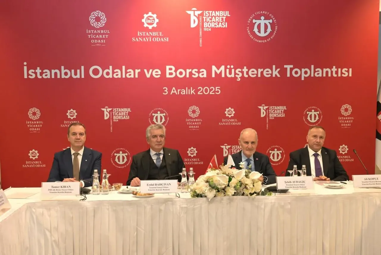 İstanbul Odalar ve Borsa Müşterek Toplantısı Gerçekleşti İstanbul Odalar ve Borsa Müşterek Toplantısı Gerçekleşti