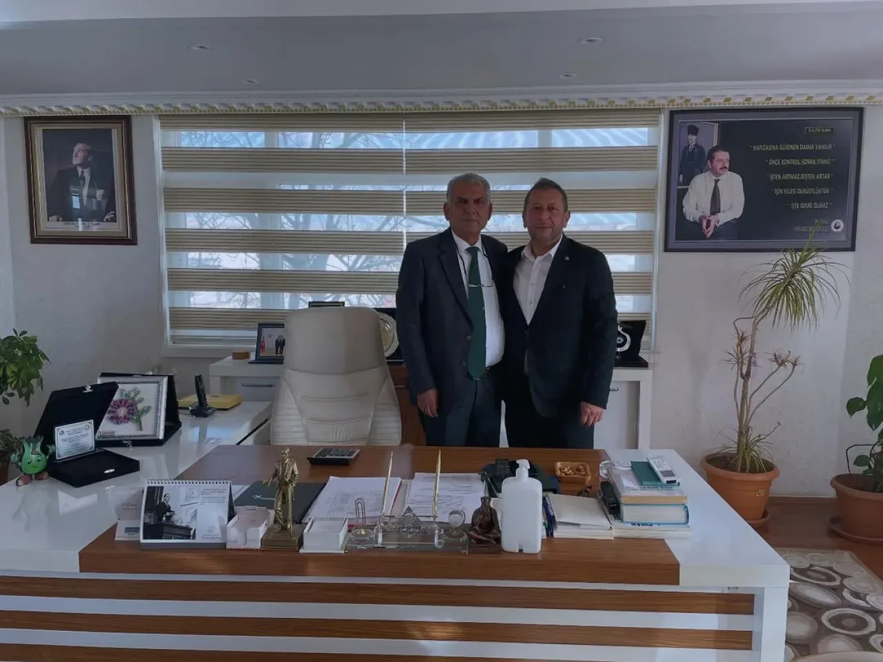 Haymana Ticaret Borsası, Çubuk Ticaret Borsası Yöneticilerini Ağırladı Haymana Ticaret Borsası, Çubuk Ticaret Borsası Yöneticilerini Ağırladı