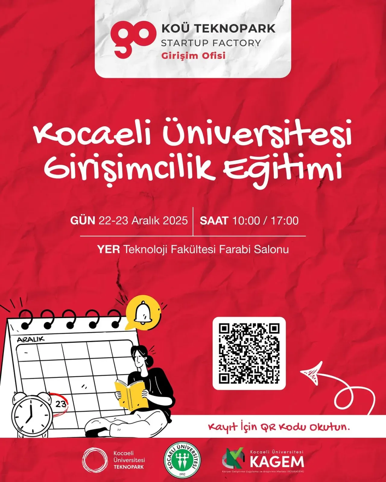 Kocaeli Üniversitesi'nde Öğrencilere Özel Ücretsiz Girişimcilik Eğitimi Kocaeli Üniversitesi'nde Öğrencilere Özel Ücretsiz Girişimcilik Eğitimi