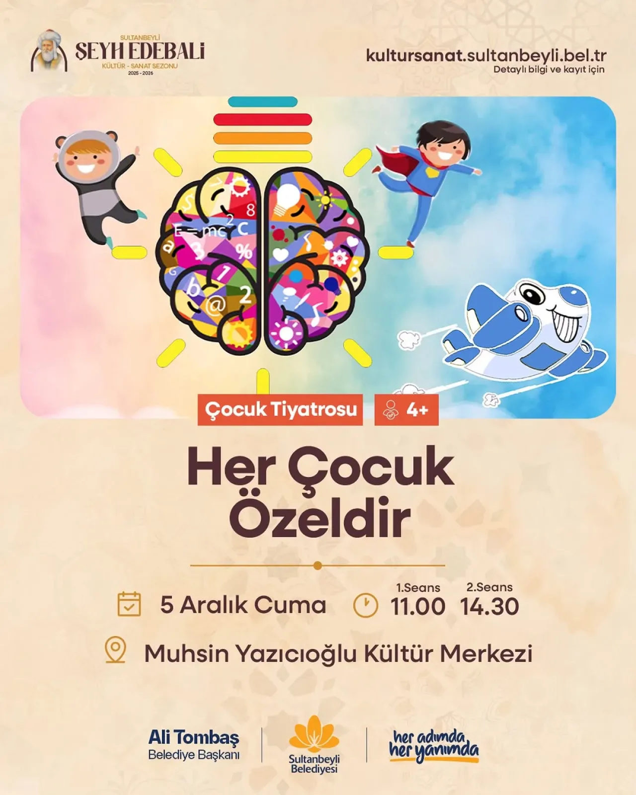 Sultanbeyli'de Çocuklar İçin Ücretsiz Tiyatro Gösterimi Sultanbeyli'de Çocuklar İçin Ücretsiz Tiyatro Gösterimi