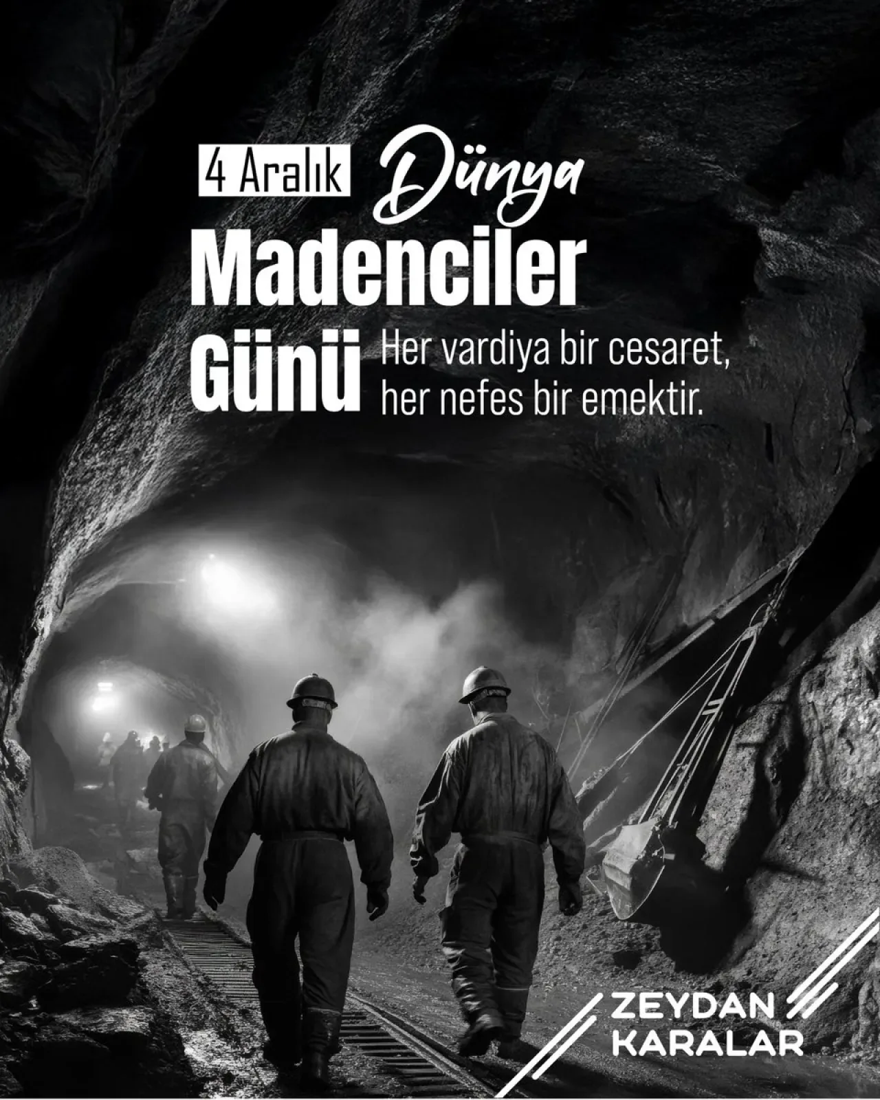 Adana Belediye Başkanı Zeydan Karalar'dan Madenciler Günü Mesajı Adana Belediye Başkanı Zeydan Karalar'dan Madenciler Günü Mesajı
