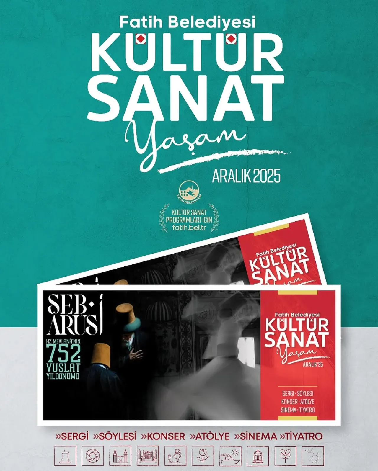 Fatih Belediyesi Aralık Ayında Kültür Sanat Programı ile Vatandaşları Buluşturuyor Fatih Belediyesi Aralık Ayında Kültür Sanat Programı ile Vatandaşları Buluşturuyor