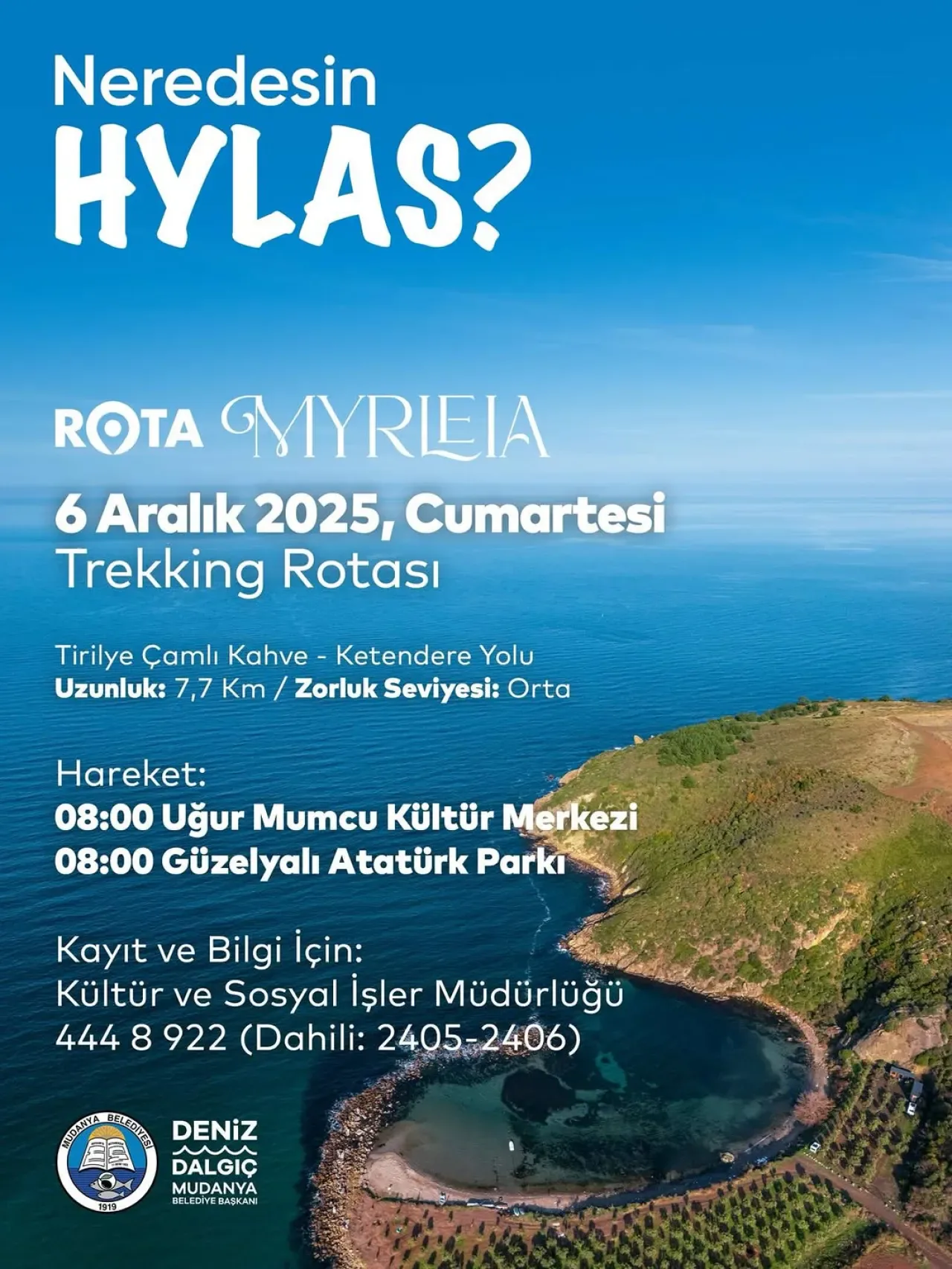 Mudanya'da Doğa ve Tarih İç İçe: Rota Myrleia Yürüyüşleri Devam Ediyor Mudanya'da Doğa ve Tarih İç İçe: Rota Myrleia Yürüyüşleri Devam Ediyor