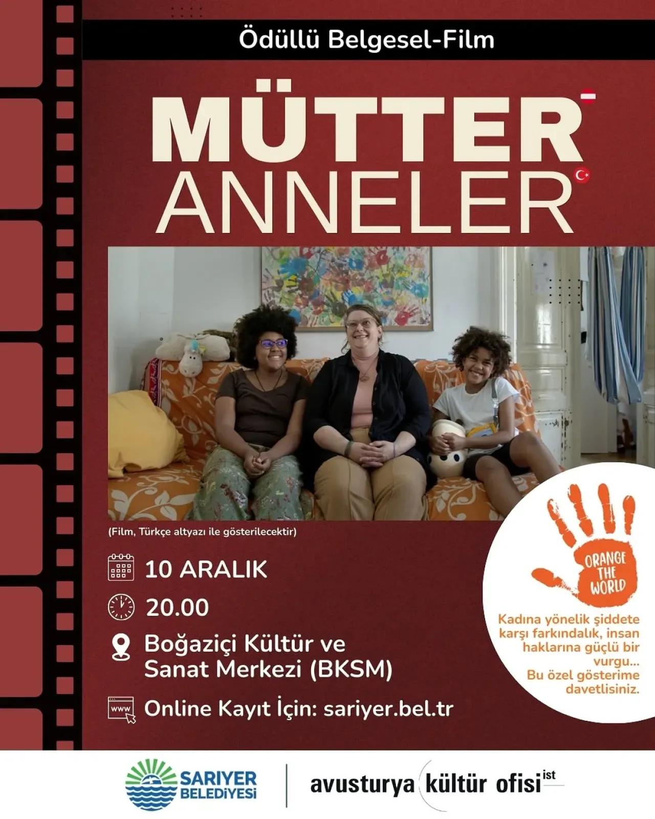 Sarıyer'de Annelik Deneyimlerini Anlatan Özel Belgesel Gösterimi Sarıyer'de Annelik Deneyimlerini Anlatan Özel Belgesel Gösterimi