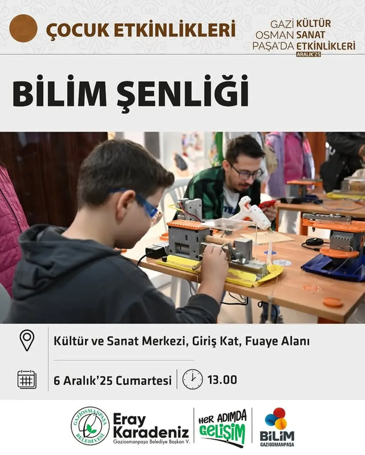 Gaziosmanpaşa'da Çocuklar İçin Unutulmaz Bilim Şenliği Gaziosmanpaşa'da Çocuklar İçin Unutulmaz Bilim Şenliği