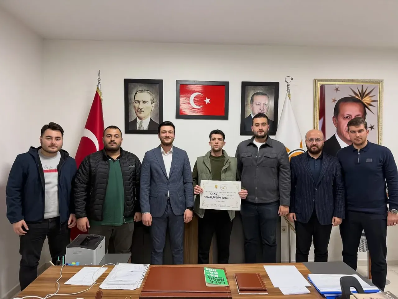 Sancaktepe'de AK Parti Gençlik Kolları Mahalle Başkanlığına Atama Sancaktepe'de AK Parti Gençlik Kolları Mahalle Başkanlığına Atama