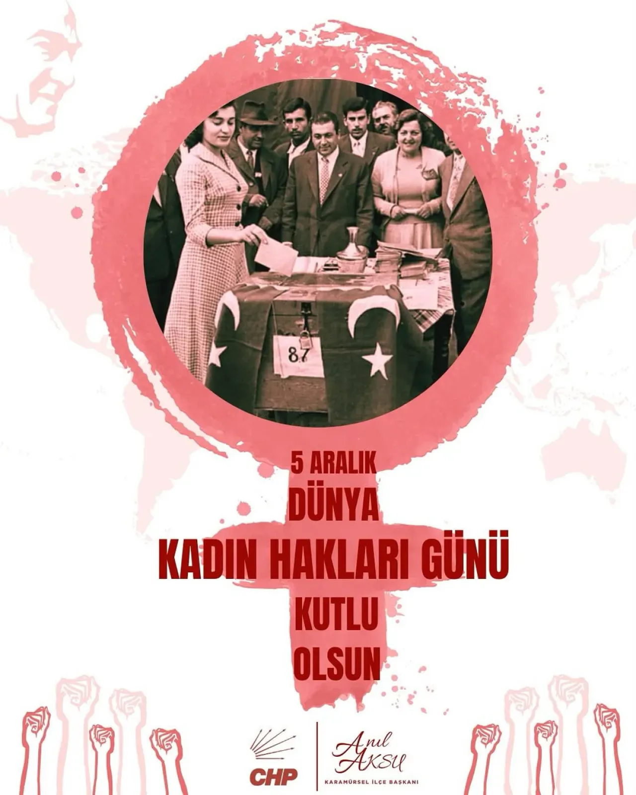 5 Aralık Dünya Kadın Hakları Günü'nde Eşitlik ve Demokrasi Vurgusu 5 Aralık Dünya Kadın Hakları Günü'nde Eşitlik ve Demokrasi Vurgusu