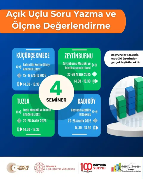İstanbul Tuzla'da Öğretmenlere Açık Uçlu Soru Yazma Semineri