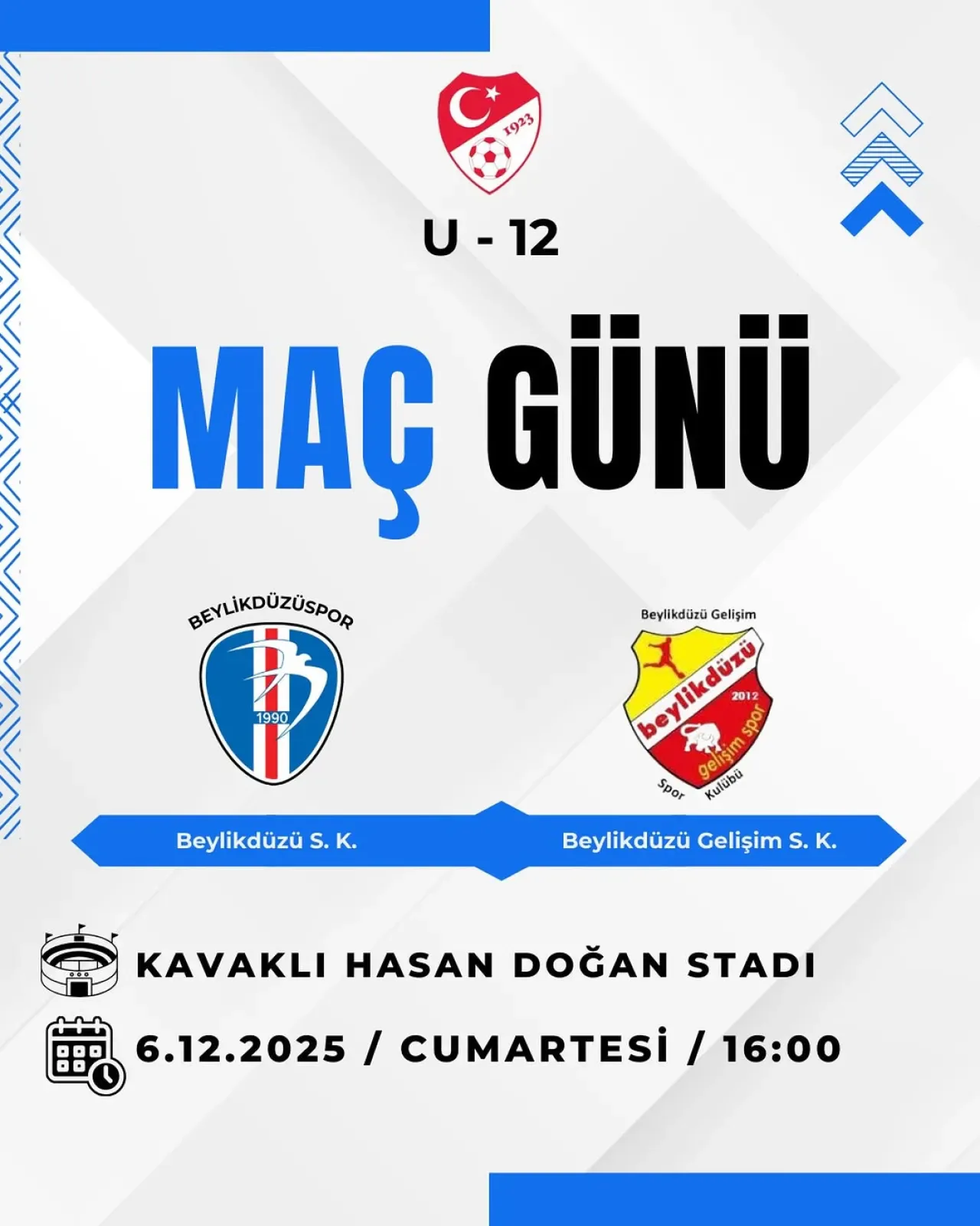 Beylikdüzü Spor Kulübü U12 Takımı, Hafta Sonu Sahada Beylikdüzü Spor Kulübü U12 Takımı, Hafta Sonu Sahada