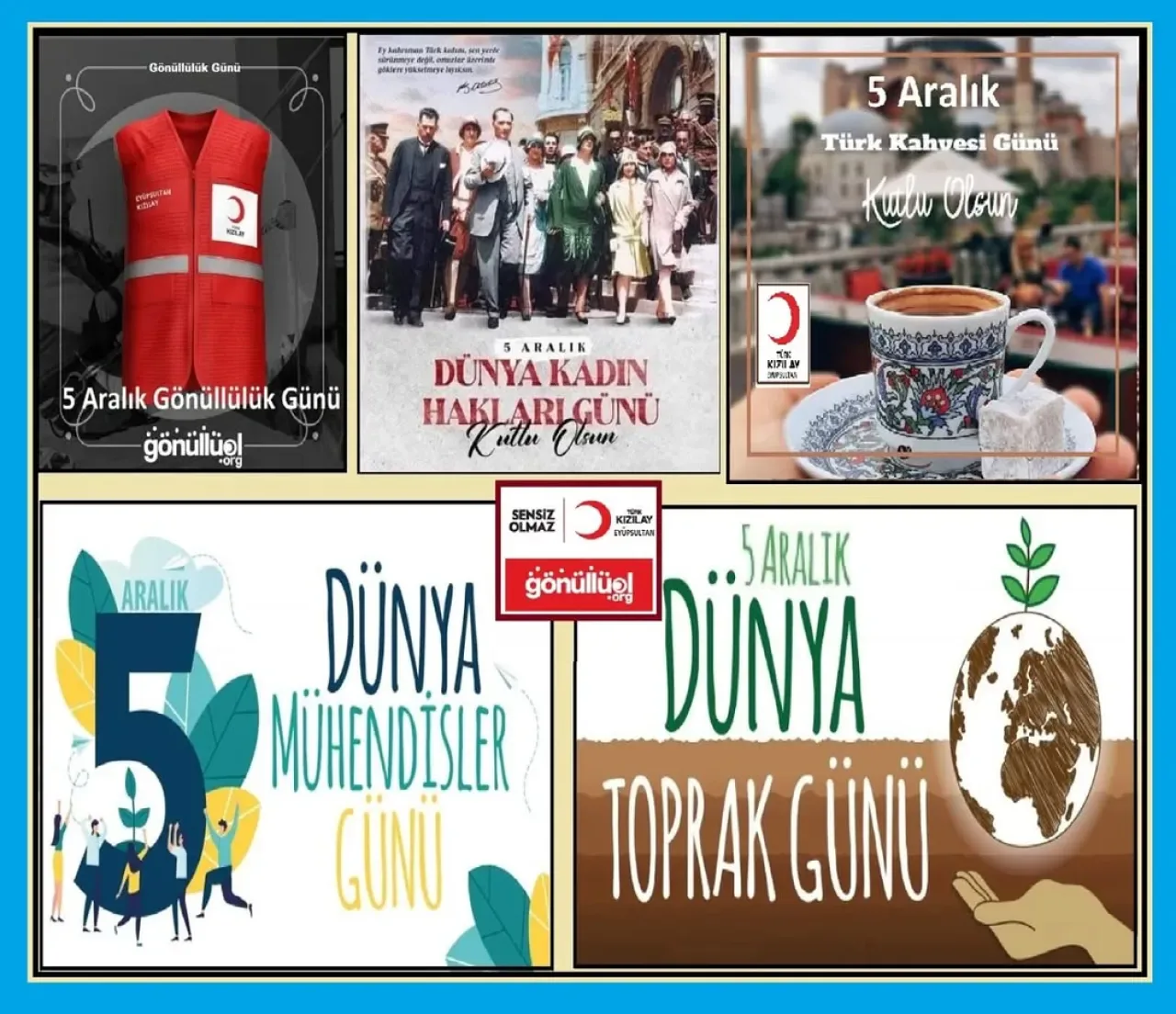 Türk Kızılay Eyüpsultan Şubesi, Aralık Ayında Bir Dizi Anlamlı Günü Kutladı Türk Kızılay Eyüpsultan Şubesi, Aralık Ayında Bir Dizi Anlamlı Günü Kutladı