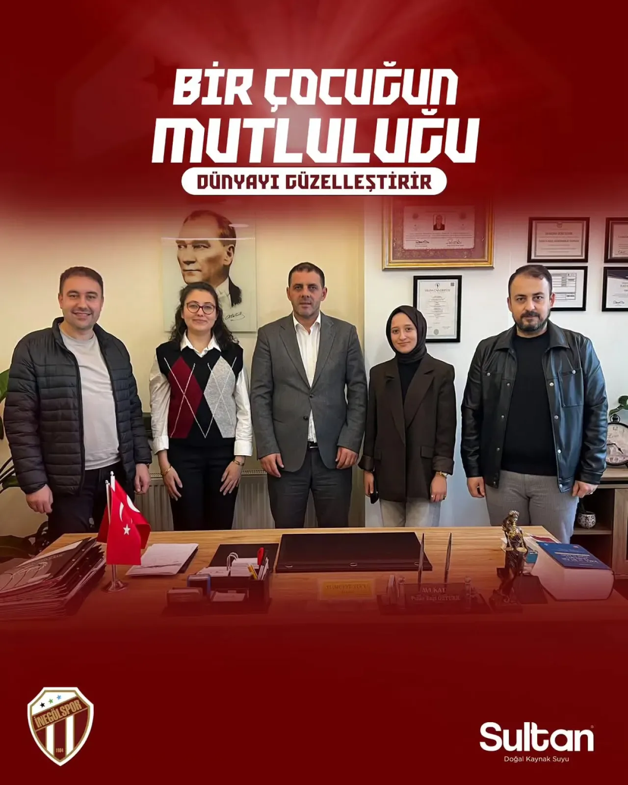 İnegölspor'un "Bir Çocuğun Mutluluğu" Projesine Anlamlı Destek İnegölspor'un "Bir Çocuğun Mutluluğu" Projesine Anlamlı Destek