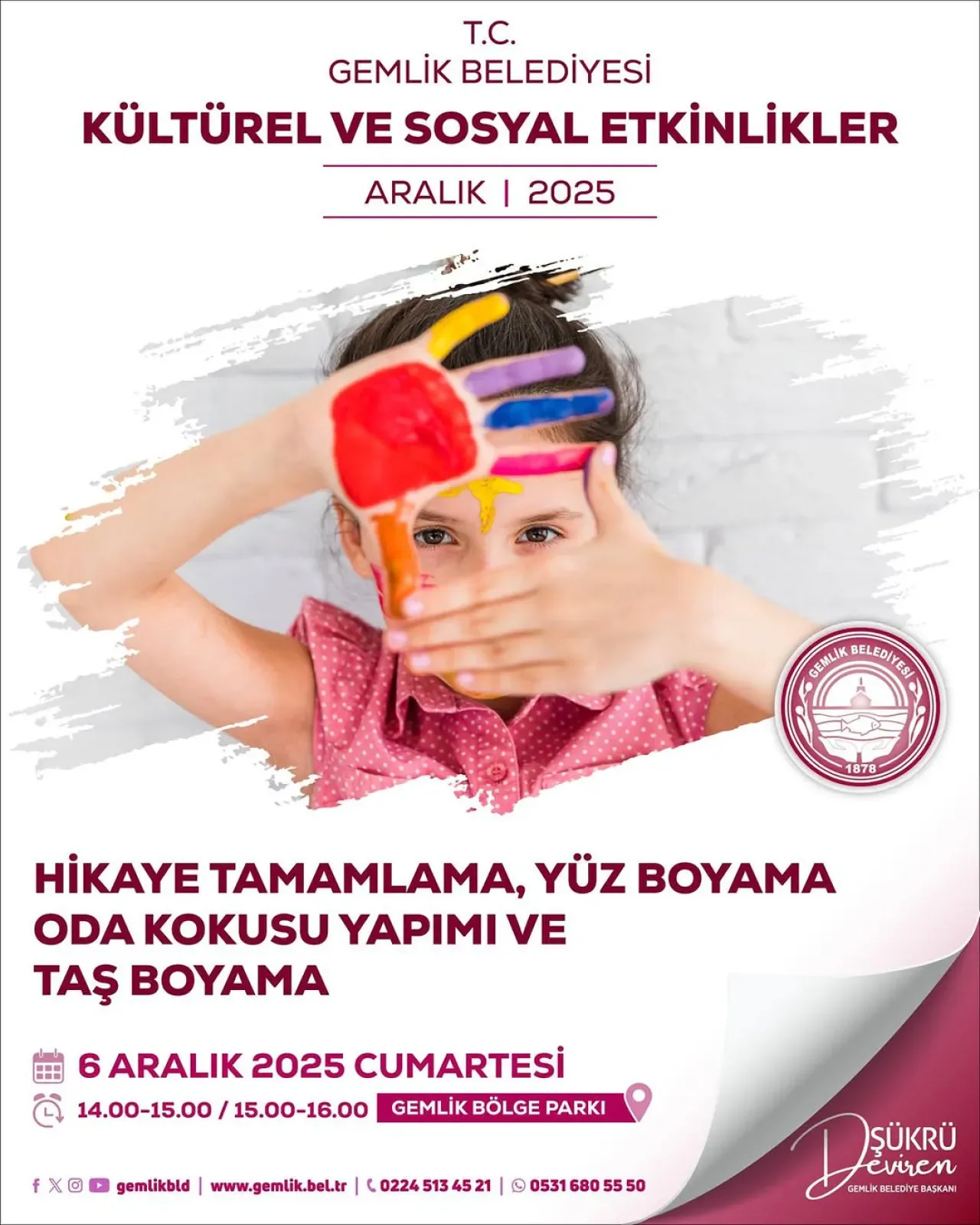 Gemlik'te Çocuklar İçin Ücretsiz Etkinlikler: Yaratıcı Atölyeler 6 Aralık'ta Gemlik'te Çocuklar İçin Ücretsiz Etkinlikler: Yaratıcı Atölyeler 6 Aralık'ta
