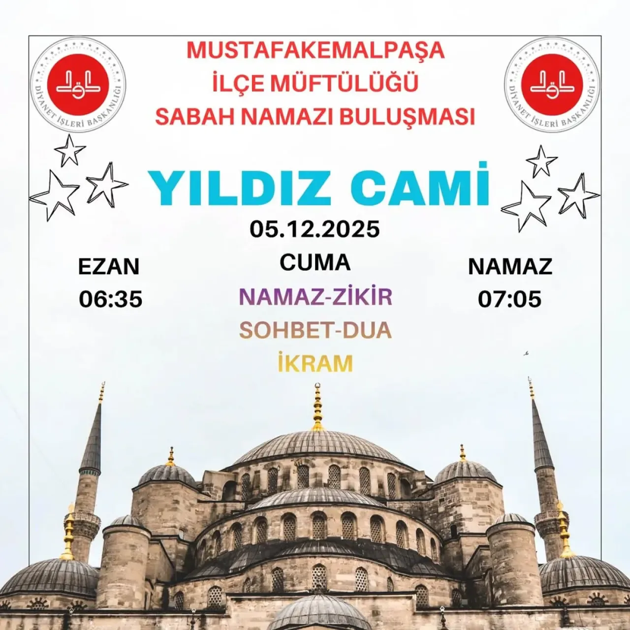 Mustafakemalpaşa'da Cuma Buluşmaları Tüm Halka Açık Mustafakemalpaşa'da Cuma Buluşmaları Tüm Halka Açık
