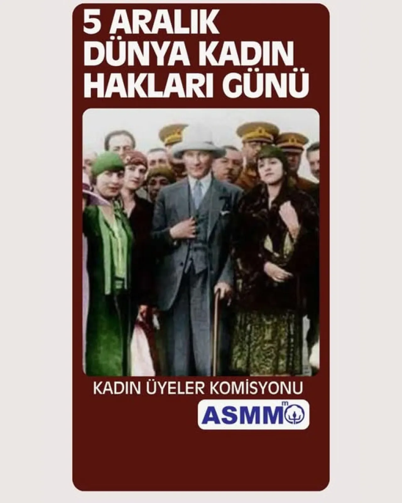Adana Mali Müşavirler Odası'ndan 5 Aralık Dünya Kadın Hakları Günü Mesajı Adana Mali Müşavirler Odası'ndan 5 Aralık Dünya Kadın Hakları Günü Mesajı