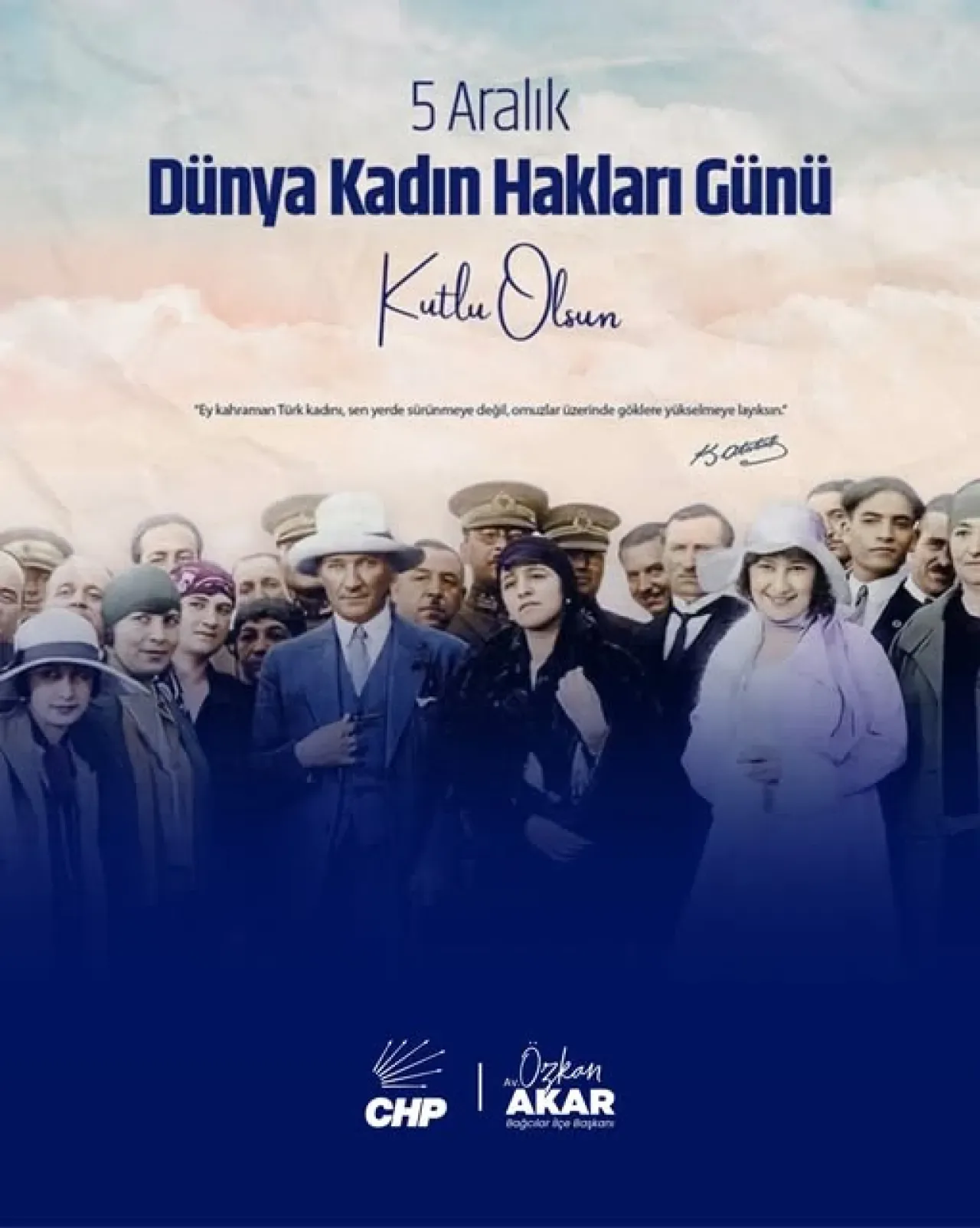 CHP Bağcılar'dan 8 Mart Mesajı: "Eşitlik Bir Lütuf Değil, Haktır" CHP Bağcılar'dan 8 Mart Mesajı: "Eşitlik Bir Lütuf Değil, Haktır"