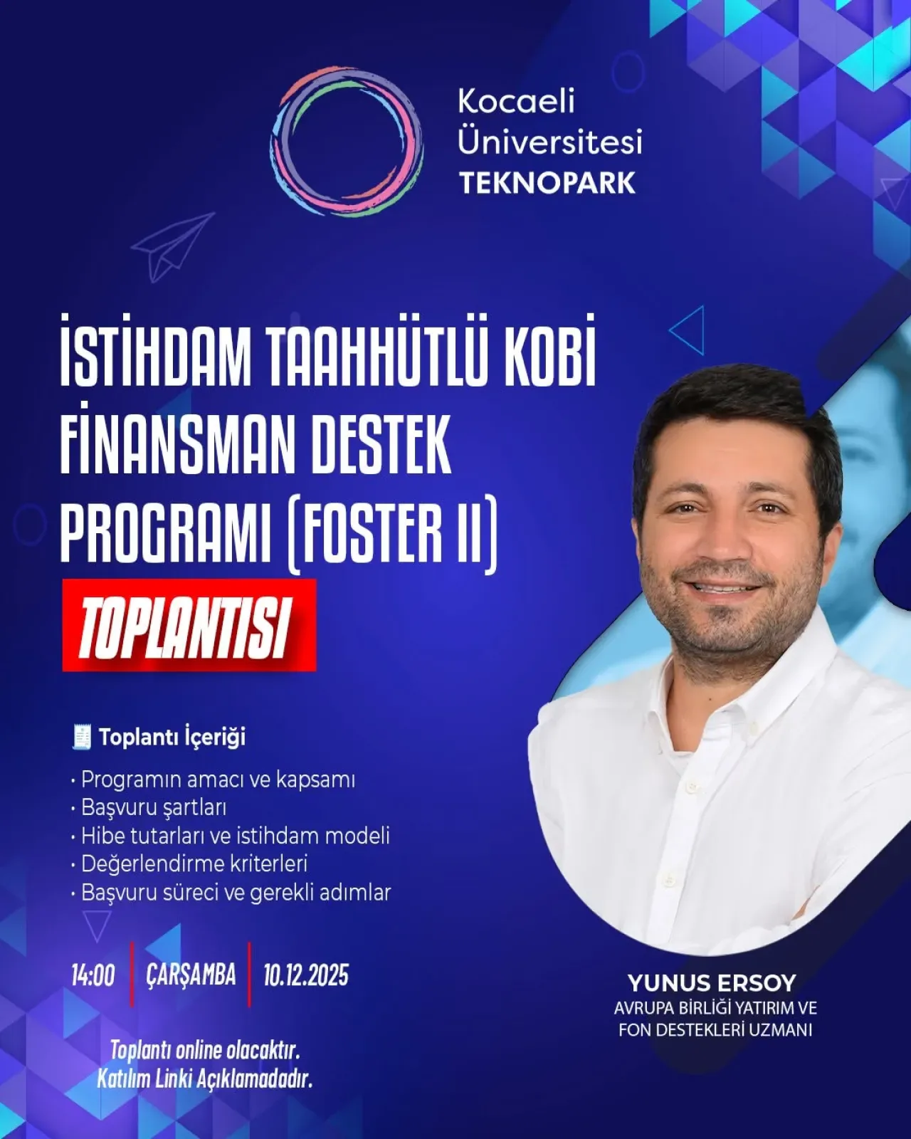 FOSTER II Programı ile KOBİ'lere Geri Ödemesiz Hibe Desteği FOSTER II Programı ile KOBİ'lere Geri Ödemesiz Hibe Desteği