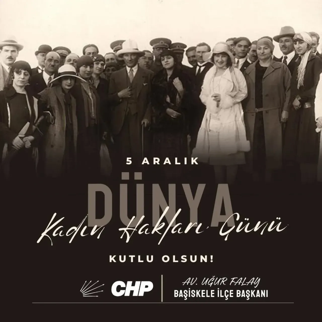 Başiskele CHP'den 5 Aralık Dünya Kadın Hakları Günü Mesajı: Eşitlik ve Adalet Vurgusu Başiskele CHP'den 5 Aralık Dünya Kadın Hakları Günü Mesajı: Eşitlik ve Adalet Vurgusu