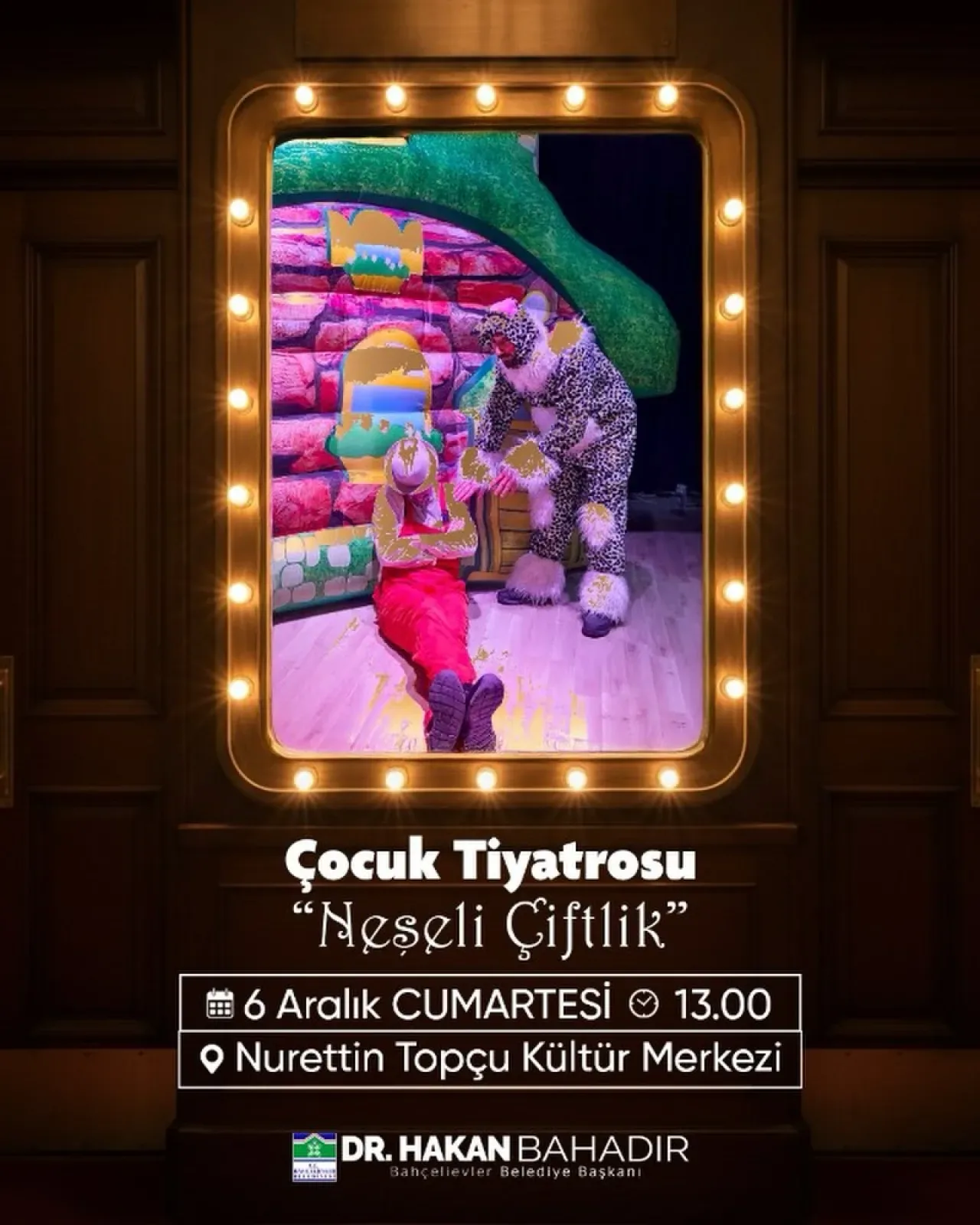 Neşeli Çiftlik Oyunu Bahçelievler'de Miniklerle Buluşuyor Neşeli Çiftlik Oyunu Bahçelievler'de Miniklerle Buluşuyor