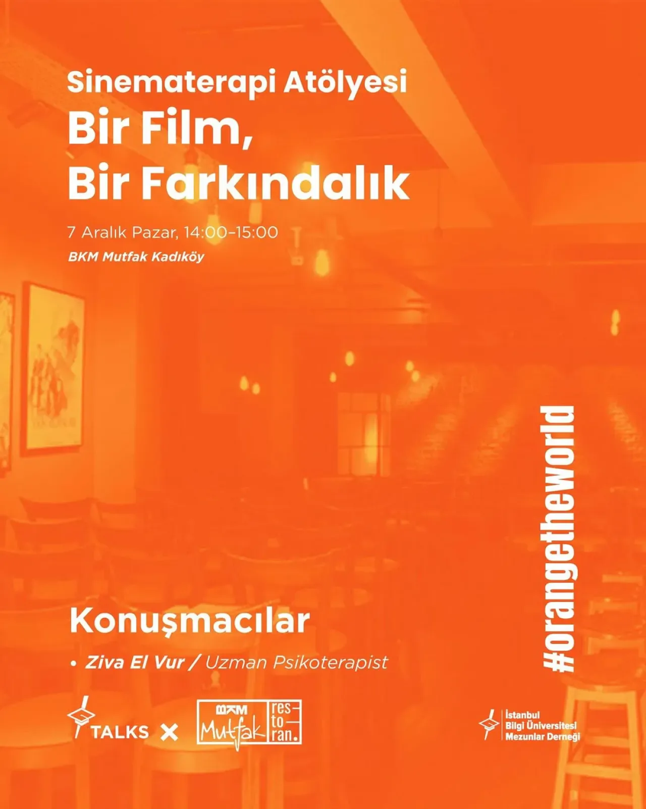BİLGİ Mezunlar Derneği'nden Sinematerapi Etkinliği: Filmlerle Farkındalık BİLGİ Mezunlar Derneği'nden Sinematerapi Etkinliği: Filmlerle Farkındalık