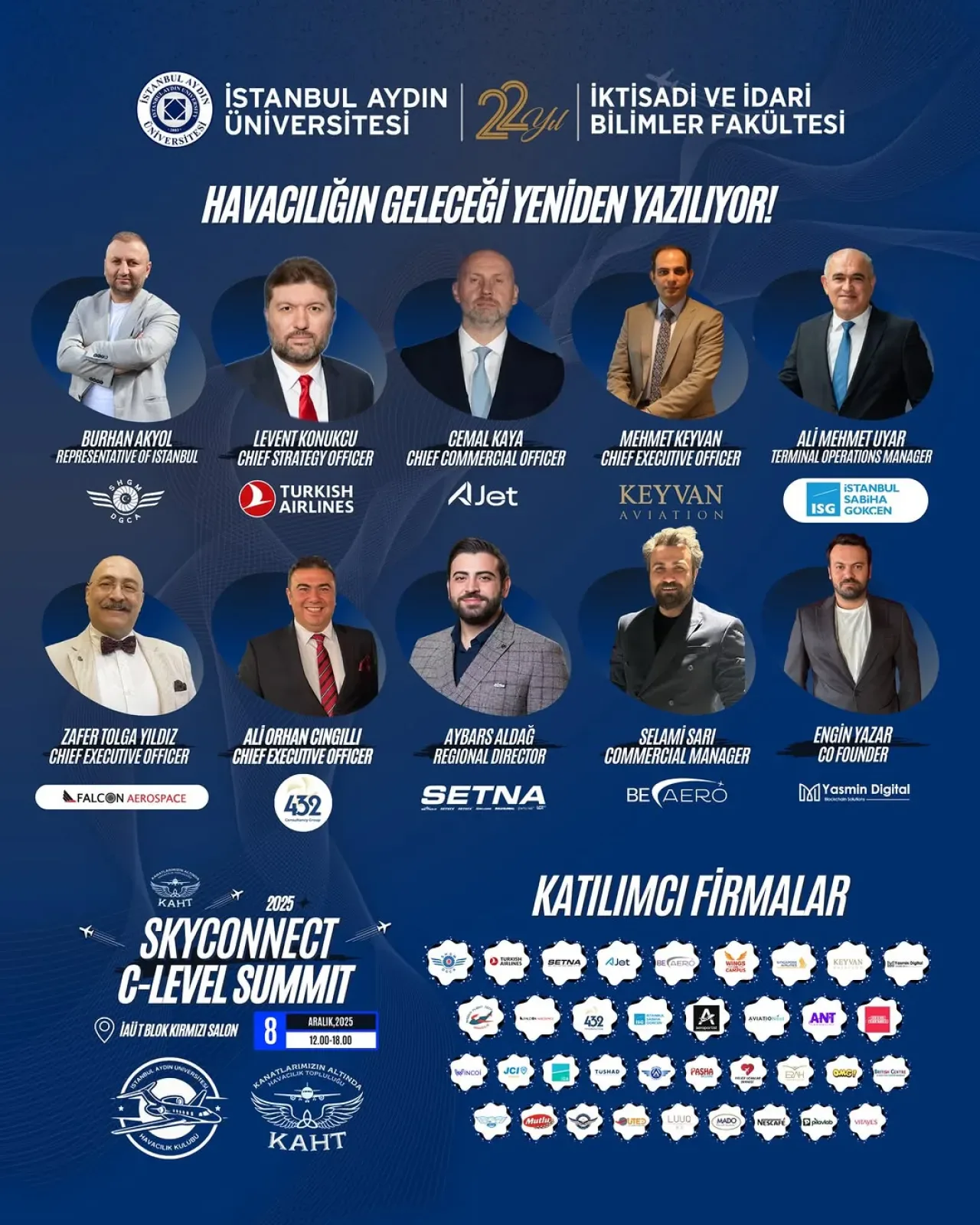 Havacılık Sektörünün Liderleri İAÜ'de SkyConnect 2.0 Zirvesi'nde Buluşuyor Havacılık Sektörünün Liderleri İAÜ'de SkyConnect 2.0 Zirvesi'nde Buluşuyor