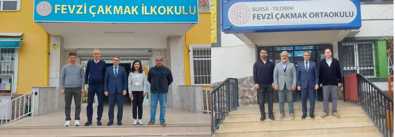 Bursa Yıldırım Kaymakamı Metin Esen, Fevzi Çakmak Okullarını Ziyaret Etti Bursa Yıldırım Kaymakamı Metin Esen, Fevzi Çakmak Okullarını Ziyaret Etti