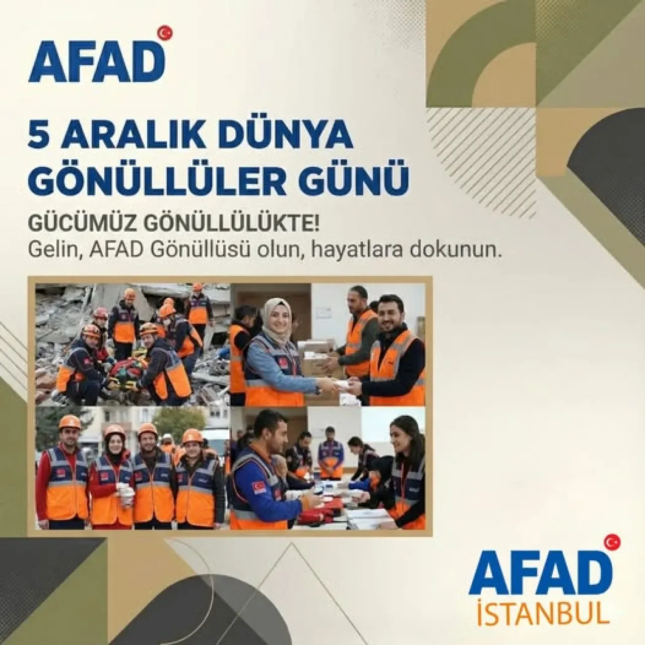 Dünya Gönüllülük Günü'nde İyilik ve Dayanışma Vurgusu Dünya Gönüllülük Günü'nde İyilik ve Dayanışma Vurgusu