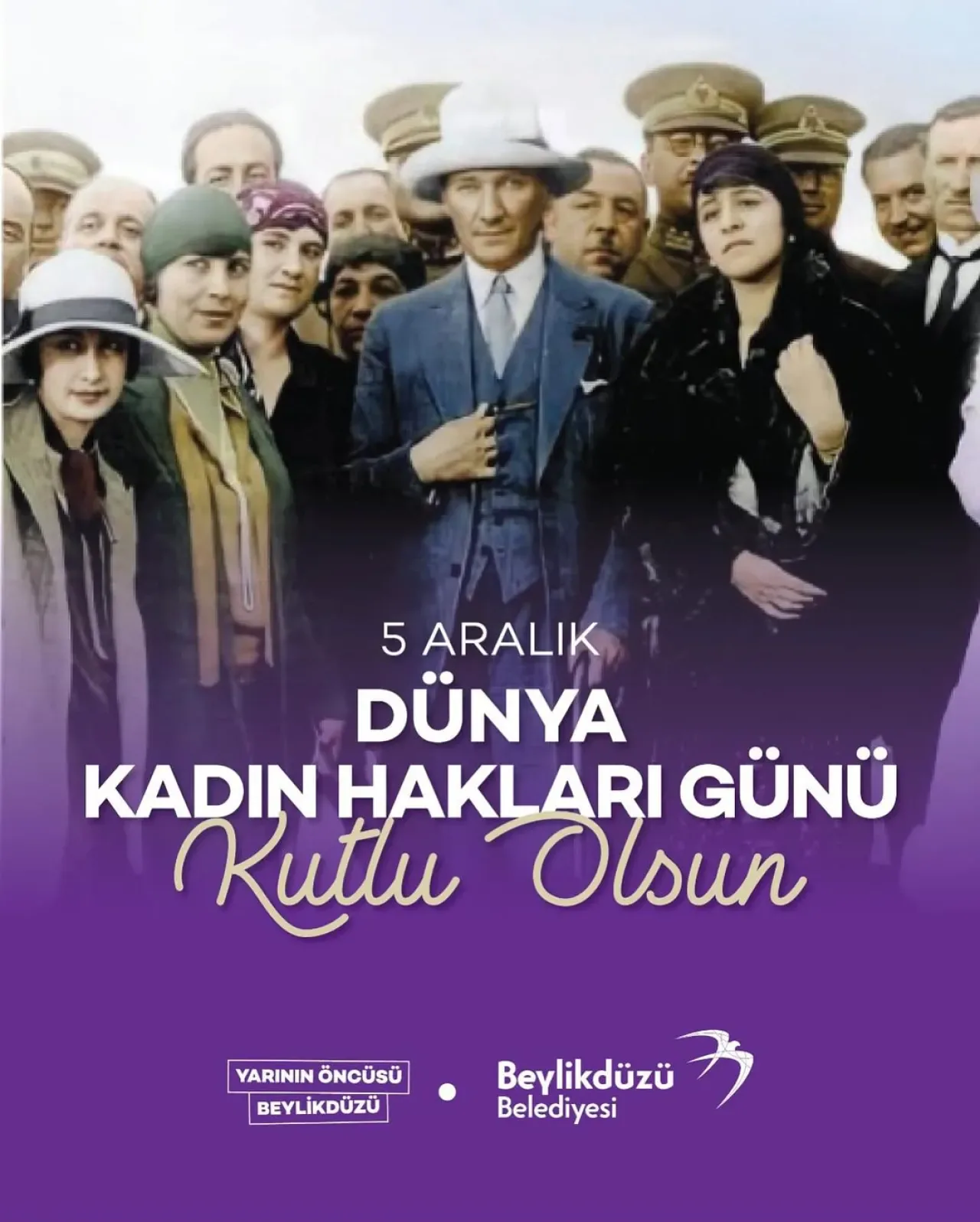 Beylikdüzü Belediyesi'nden 5 Aralık Dünya Kadın Hakları Günü Mesajı: Eşit Bir Gelecek İçin Çalışıyoruz Beylikdüzü Belediyesi'nden 5 Aralık Dünya Kadın Hakları Günü Mesajı: Eşit Bir Gelecek İçin Çalışıyoruz