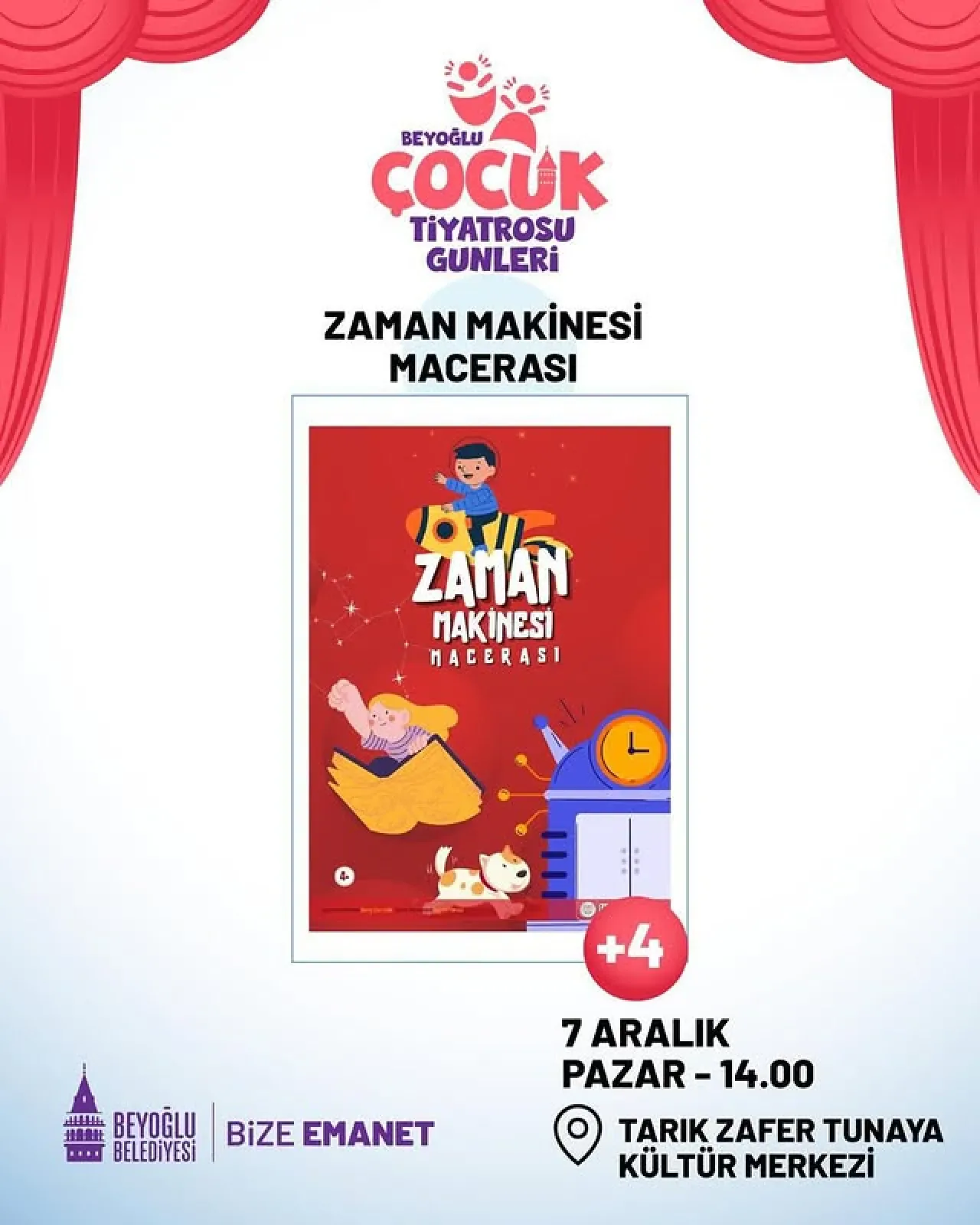 Beyoğlu'nda Çocuk Tiyatrosu Günleri Başlıyor Beyoğlu'nda Çocuk Tiyatrosu Günleri Başlıyor