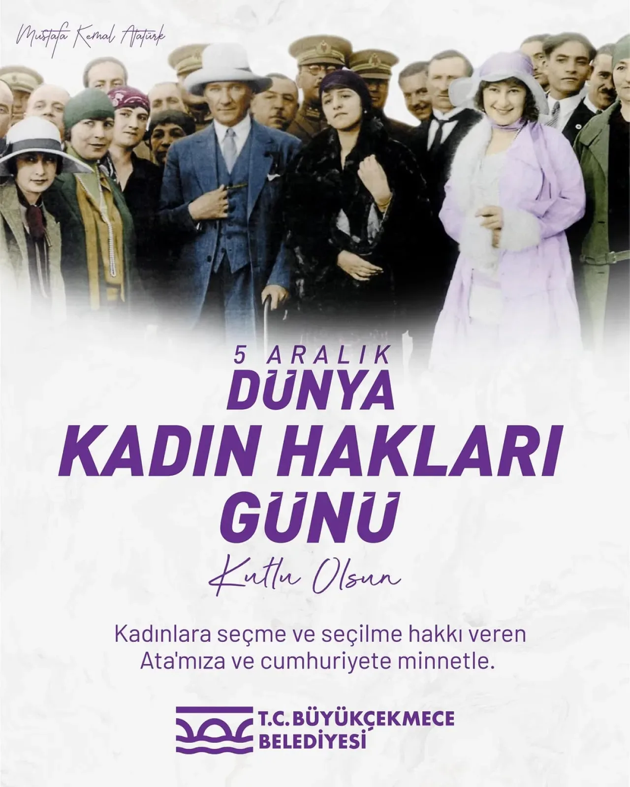 Büyükçekmece'de 5 Aralık Dünya Kadın Hakları Günü Kutlandı Büyükçekmece'de 5 Aralık Dünya Kadın Hakları Günü Kutlandı