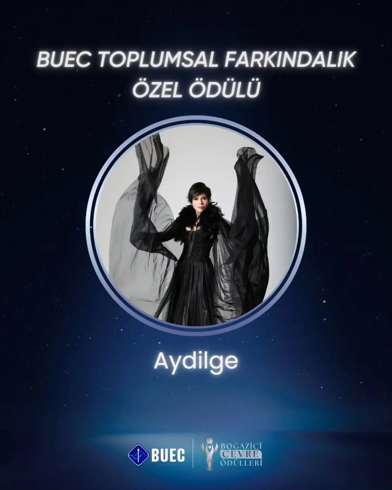 Aydilge'ye BUEC Toplumsal Farkındalık Özel Ödülü Aydilge'ye BUEC Toplumsal Farkındalık Özel Ödülü