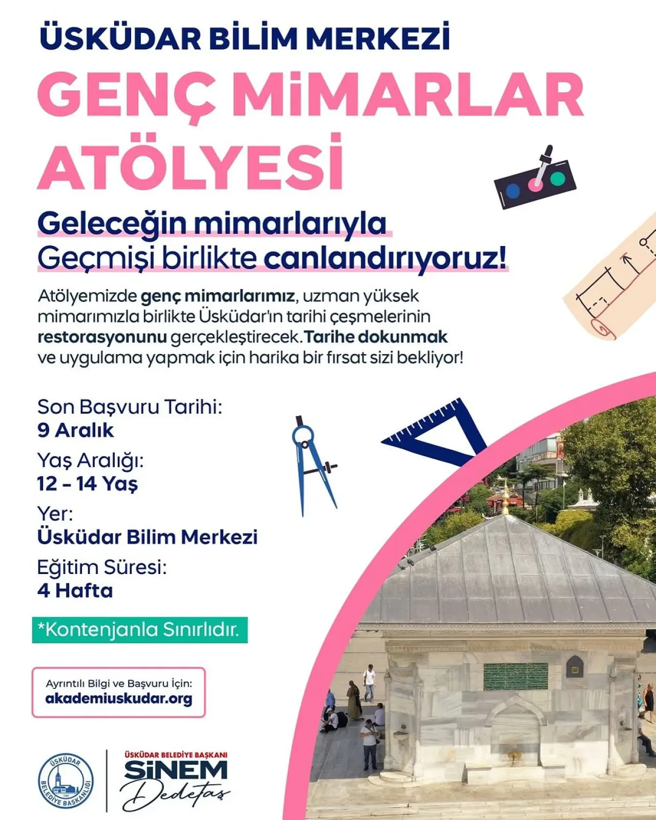 Üsküdar'da Genç Mimarlar Tarihi Çeşmeleri Restore Edecek Üsküdar'da Genç Mimarlar Tarihi Çeşmeleri Restore Edecek