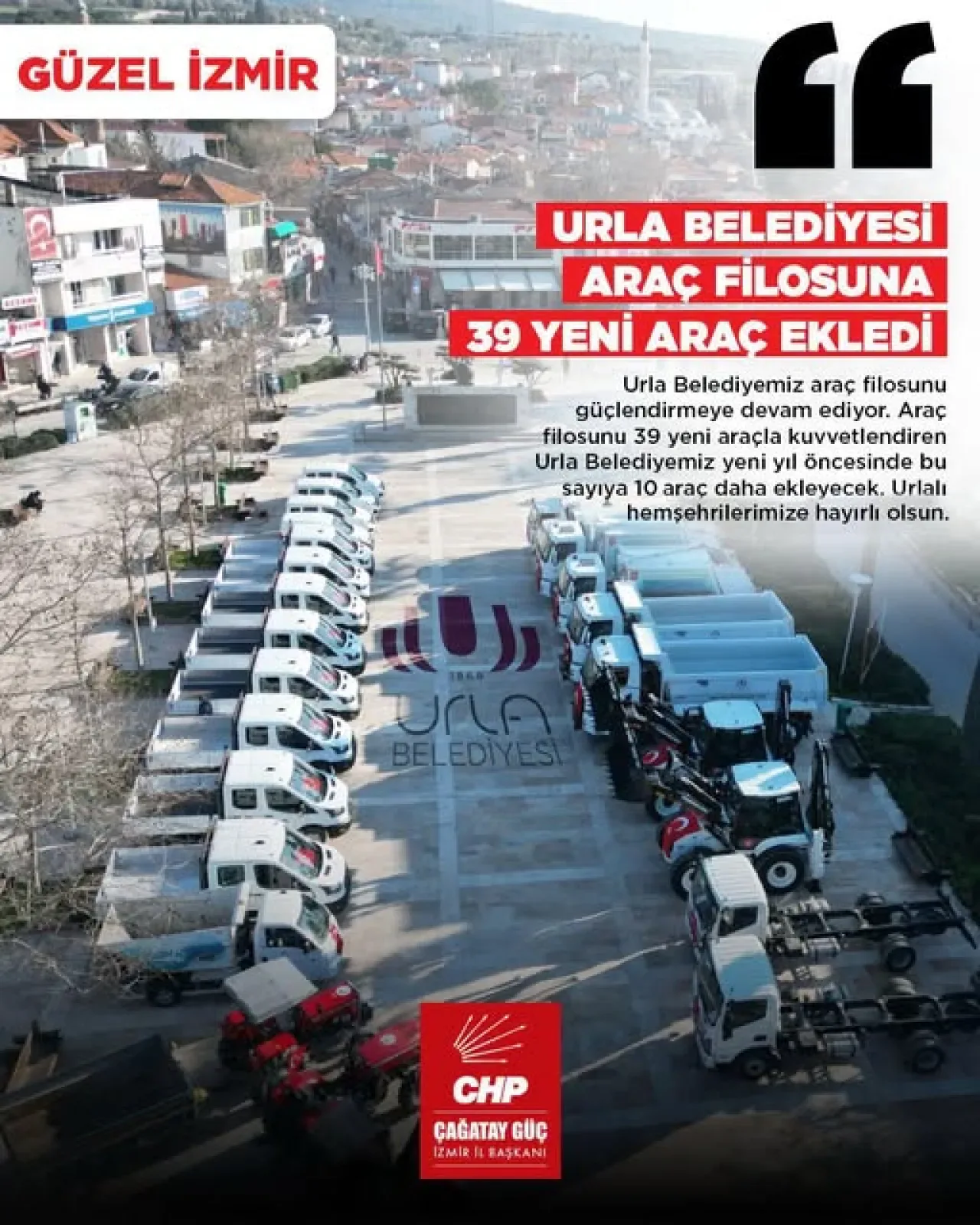Urla Belediyesi Araç Filosuna 39 Yeni Araç Kazandırdı Urla Belediyesi Araç Filosuna 39 Yeni Araç Kazandırdı