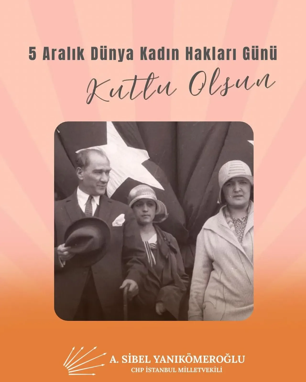 İYİ Partili Yanıkömeroğlu'ndan 5 Aralık Dünya Kadın Hakları Günü Mesajı İYİ Partili Yanıkömeroğlu'ndan 5 Aralık Dünya Kadın Hakları Günü Mesajı