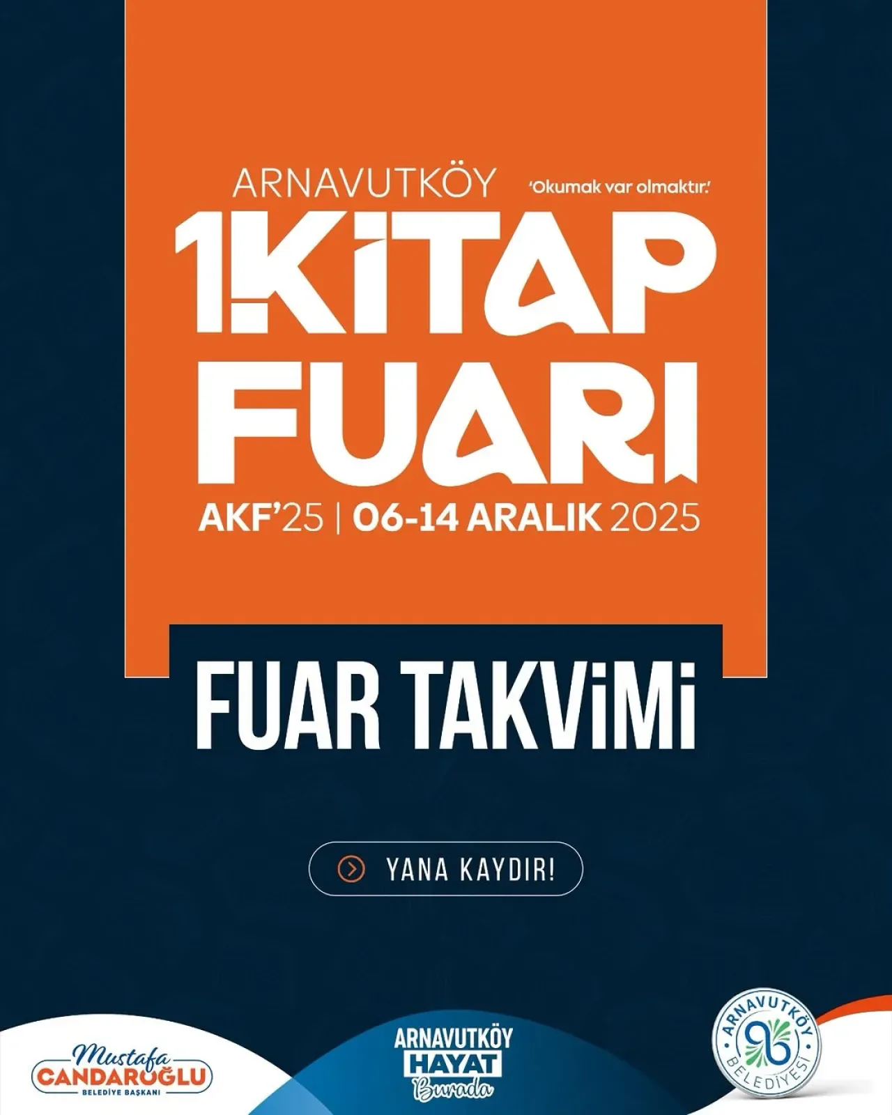 Arnavutköy'de Kitap Fuarı Heyecanı: 75 Yazar ve 120 Etkinlikle 9 Gün Boyunca Arnavutköy'de Kitap Fuarı Heyecanı: 75 Yazar ve 120 Etkinlikle 9 Gün Boyunca