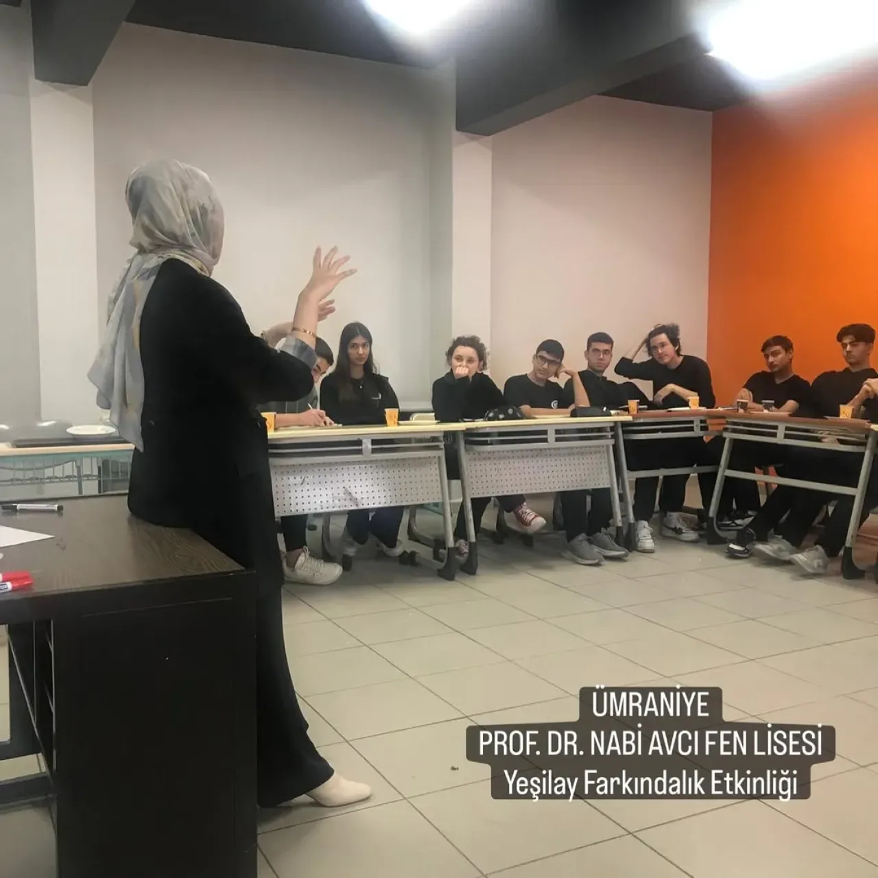 Yeşilay Ümraniye, Prof. Dr. Nabi Avcı Fen Lisesi'nde Bağımlılıkla Mücadele Eğitimi Düzenledi Yeşilay Ümraniye, Prof. Dr. Nabi Avcı Fen Lisesi'nde Bağımlılıkla Mücadele Eğitimi Düzenledi