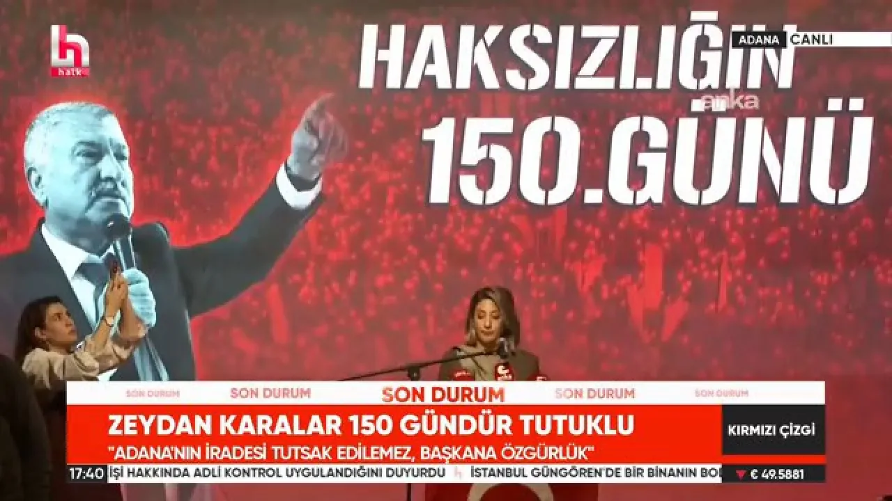 Adana'da Binlerce Kişi 'Haksızlığın 150. Gününde' Adalet İçin Bir Araya Geldi Adana'da Binlerce Kişi 'Haksızlığın 150. Gününde' Adalet İçin Bir Araya Geldi