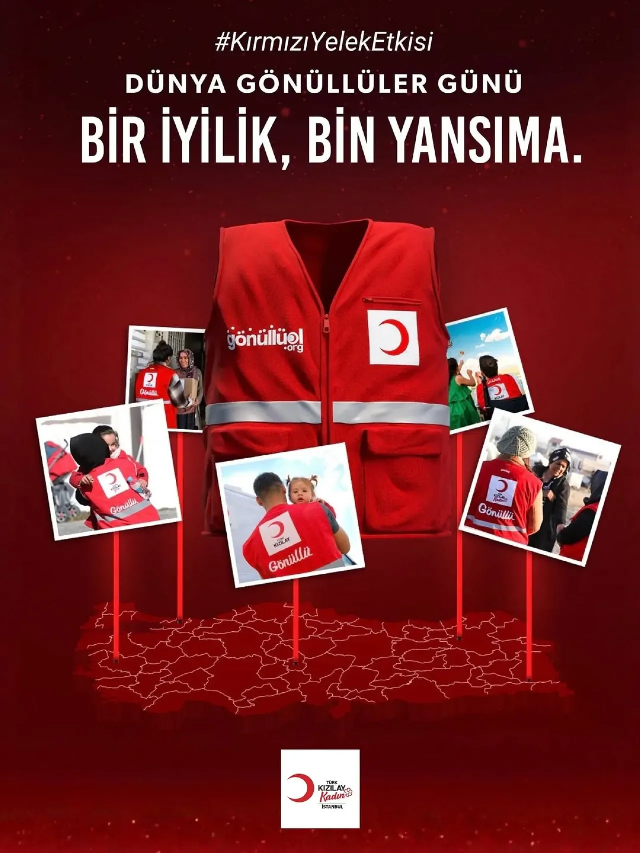 Türk Kızılay Kadın İstanbul, Dünya Gönüllüler Günü'nde İyilik Kahramanlarını Selamlıyor Türk Kızılay Kadın İstanbul, Dünya Gönüllüler Günü'nde İyilik Kahramanlarını Selamlıyor