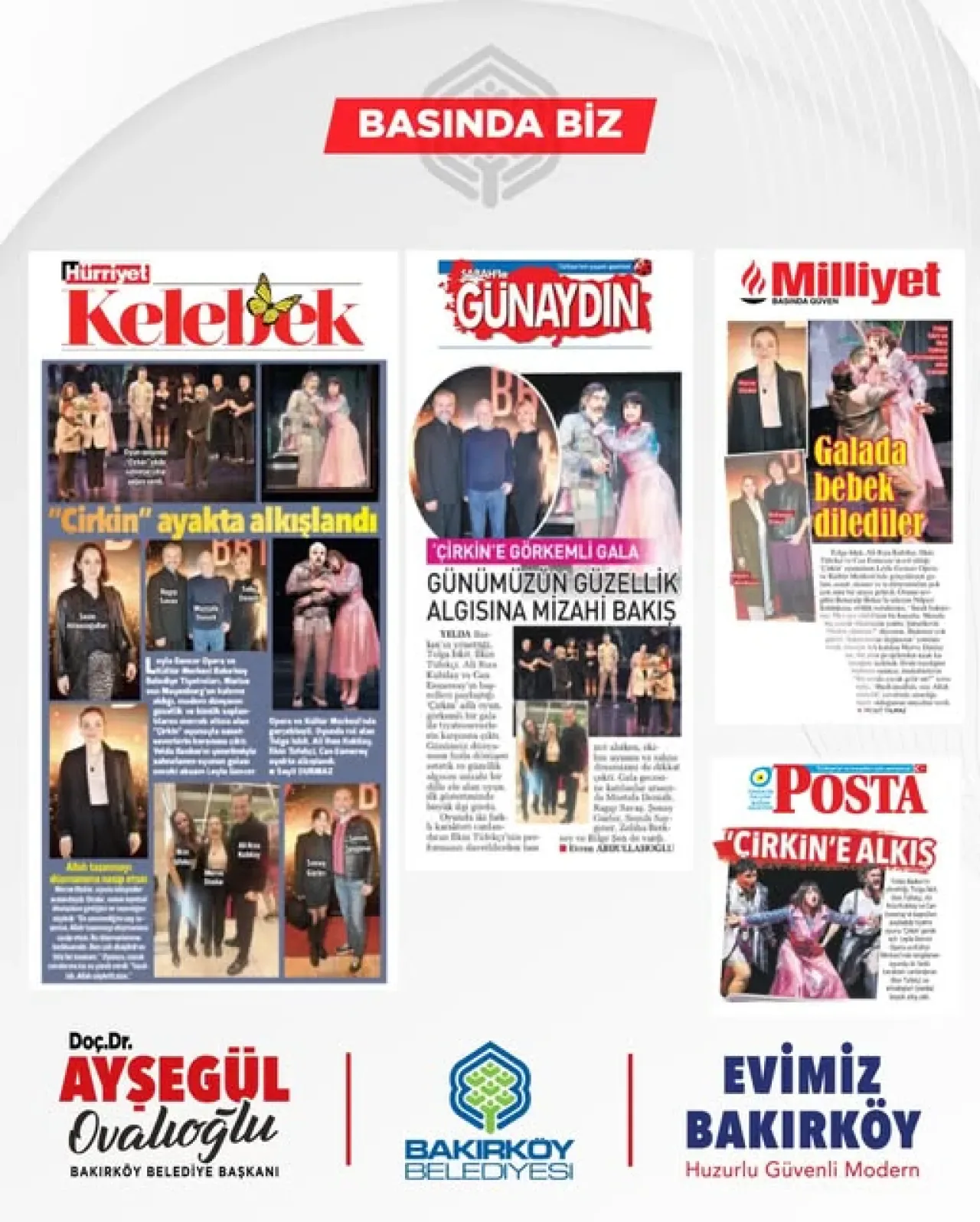 CHP'li Bakırköy Belediye Başkan Adayı Ovalıoğlu, "Çirkin" Oyunu Galasına Katıldı CHP'li Bakırköy Belediye Başkan Adayı Ovalıoğlu, "Çirkin" Oyunu Galasına Katıldı