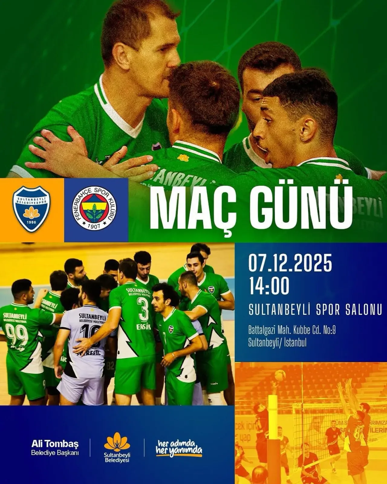 Sultanbeyli Belediyespor, Fenerbahçe'ye Karşı Sahada Sultanbeyli Belediyespor, Fenerbahçe'ye Karşı Sahada