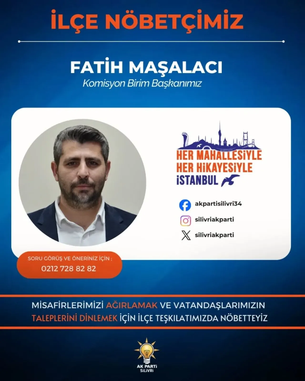 AK Parti Silivri'de İlçe Seçim Süreci ve İletişim Kanalları AK Parti Silivri'de İlçe Seçim Süreci ve İletişim Kanalları