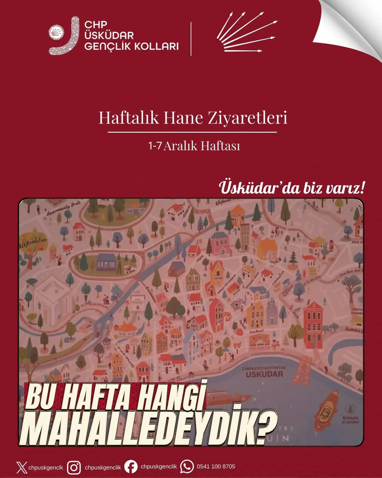 CHP Üsküdar Gençlik Kolları Mahallelerde Gençlerin Sesi Oldu CHP Üsküdar Gençlik Kolları Mahallelerde Gençlerin Sesi Oldu