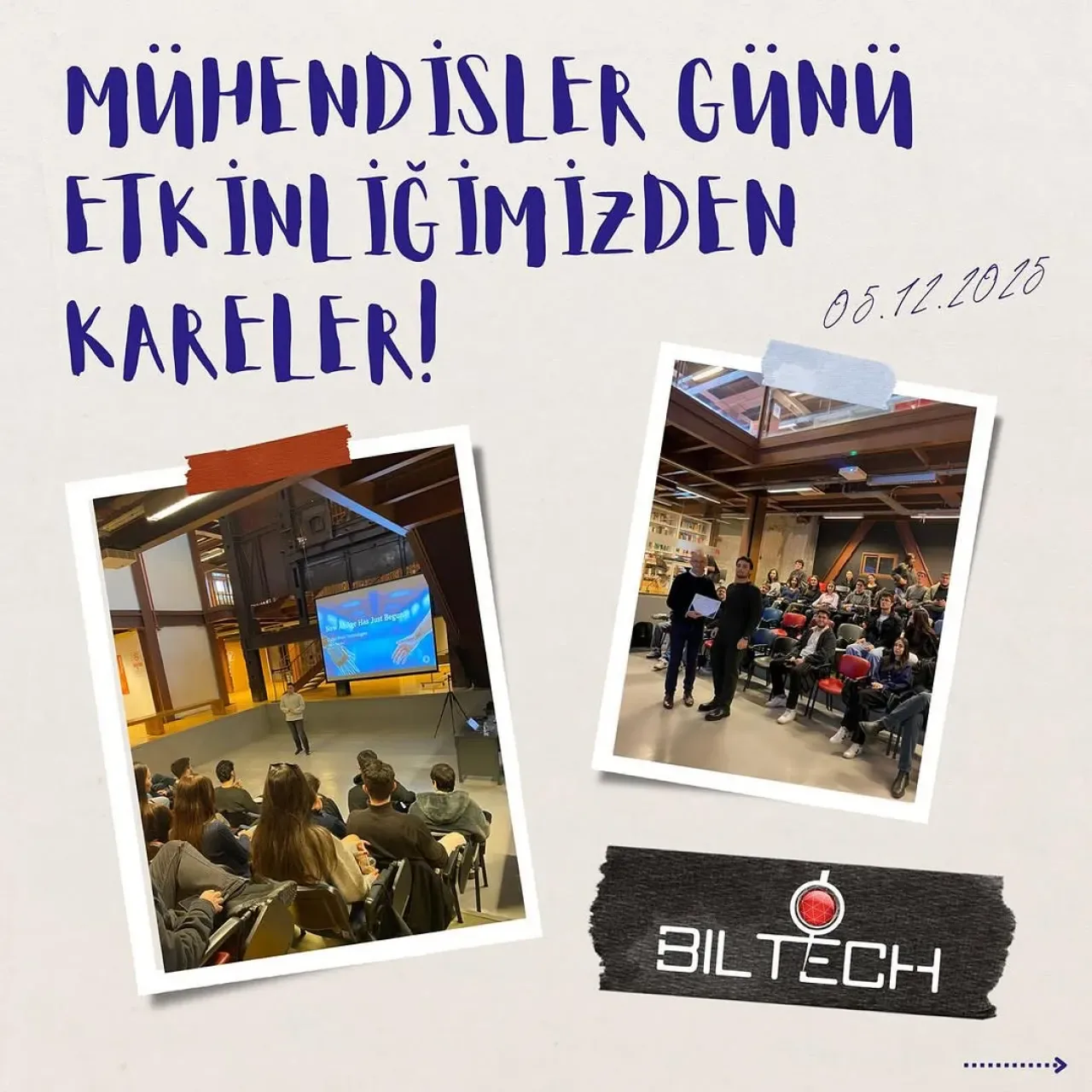 Bilgi Üniversitesi Biltech, 5 Aralık Mühendisler Günü'nü Kutladı Bilgi Üniversitesi Biltech, 5 Aralık Mühendisler Günü'nü Kutladı