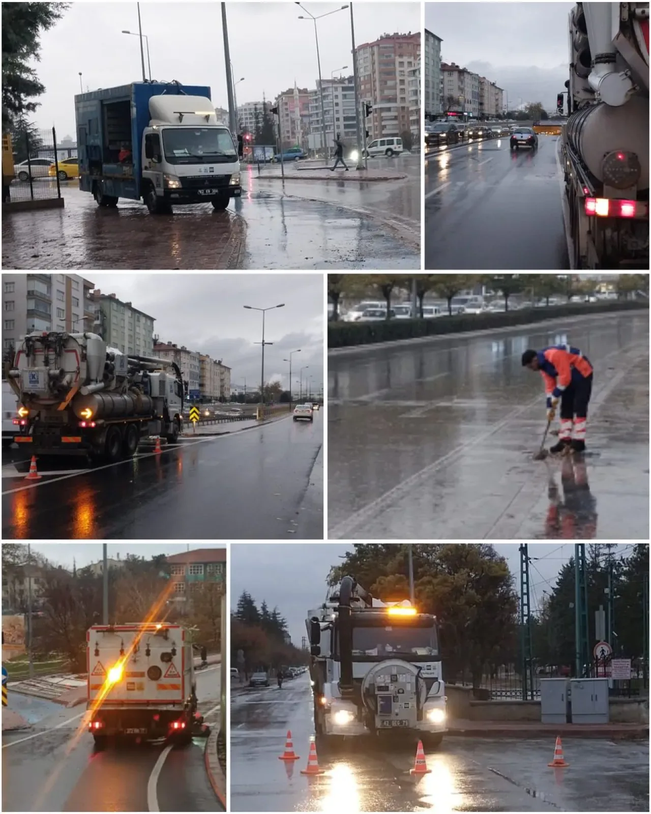Konya'da Etkili Yağışta AFKOM Ekipleri Sahada Konya'da Etkili Yağışta AFKOM Ekipleri Sahada